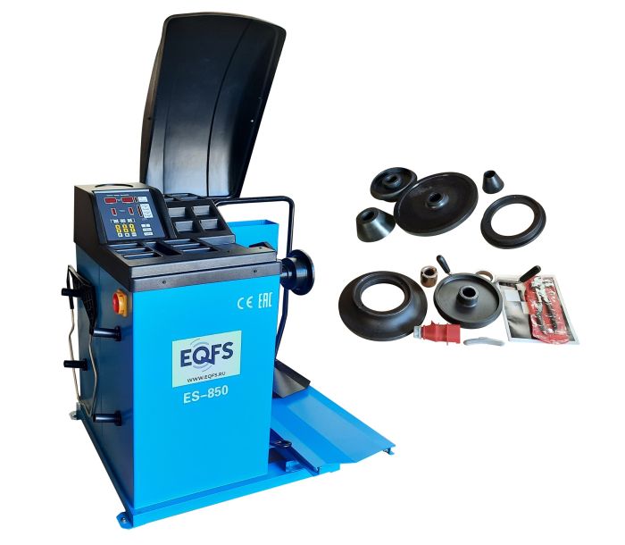Балансировочный станок EQFS ES-850, легковой/грузовой, ручной ввод, 380В