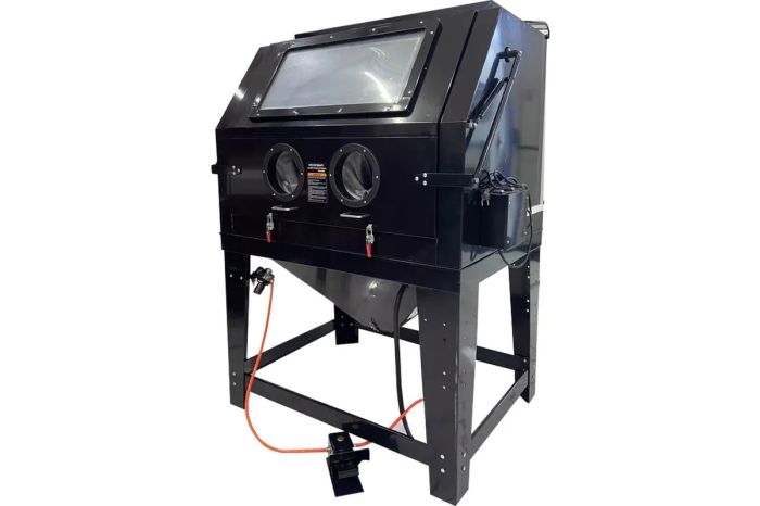 Пескоструйная камера Wiederkraft WDK-83990, 990 литров