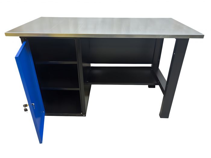 Верстак слесарный Great Wolf GWT-V1400TL, тумба с дверью