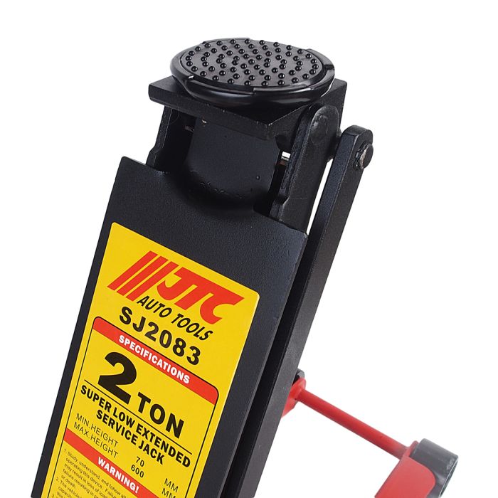 Домкрат гидравлический подкатной 2т  JTC JTC-SJ2083, 70-600мм, низкопрофильный