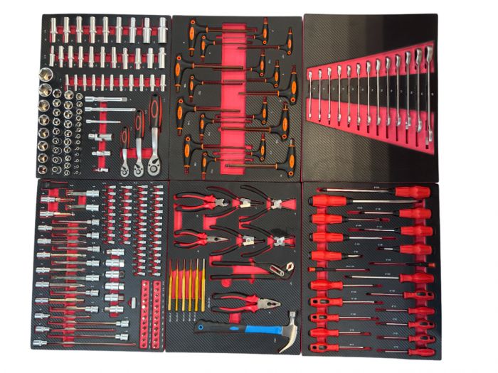 Тележка инструментальная Great Wolf GW-8ST 248 BLUE SET, 8 ящиков, с набором инструментов 248пр.