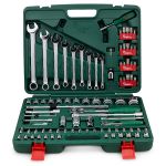 Набор инструментов в кейсе Hans TK-89, 89 предметов, 1/2", 1/4", с трещоткой