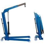 Кран гидравлический складной 1 т Werther-OMA W108SE/LP G (OMA 587G), передвижной, гаражный