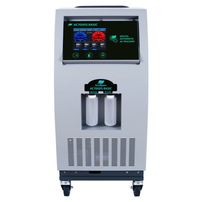 Станция для заправки автокондиционеров GrunBaum AC7000S Basic с принтером, автоматическая, 120 л/мин