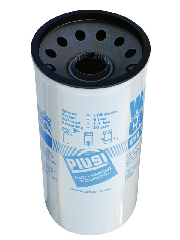 Картридж фильтра водопоглощающий PIUSI F0061102A для дизеля, 150 л/мин, 30 мкм