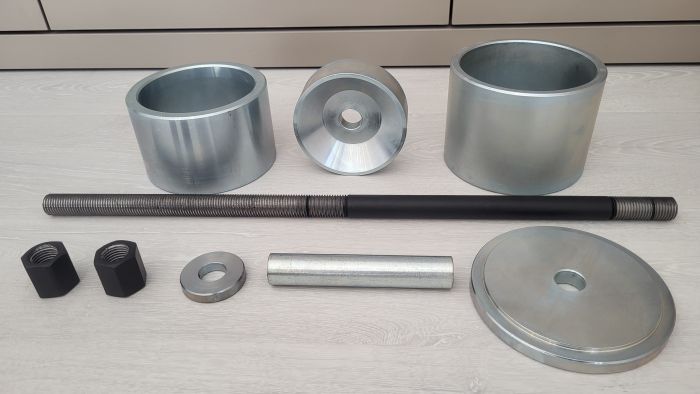 Съёмник сайлентблоков BPW пневмогидравлический ТИТАН ТТН-20-02 со смещенным центром