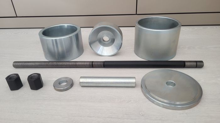 Съёмник сайлентблоков BPW пневмогидравлический ТИТАН ТТН-20-02П со смещенным центром