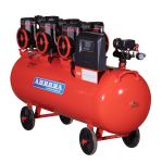 Поршневой компрессор Aurora PASSAT-150 MODULE, коаксиальный привод, безмасляный, 750 л/мин, 380В