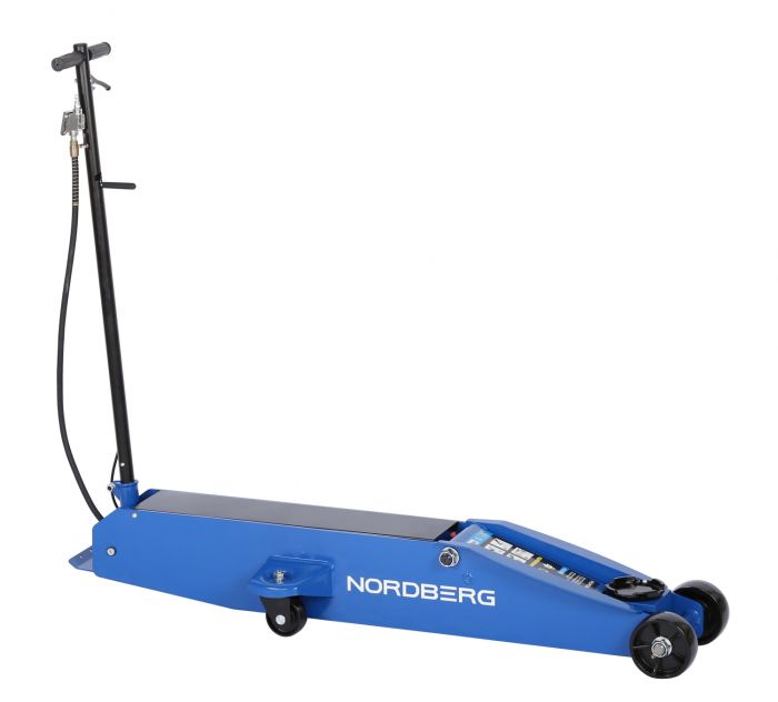 Домкрат подкатной пневмогидравлический 10 тонн Nordberg N32011, для легковых/грузовых авто