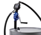 Насос для масла, дизеля ручной роторный для бочки Pressol 13057, 18 л/мин, со счётчиком