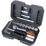 Набор инструментов в кейсе AV Steel AV-011050, профессиональный, 50 предметов, с трещоткой, 3/8"