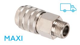 Разъем "мама" МАКСИ быстросъемный NORDBERG NPF24M, резьба M1/2"