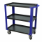 Тележка инструментальная Garopt No boxes Gt3.blue, открытая, 3 полки