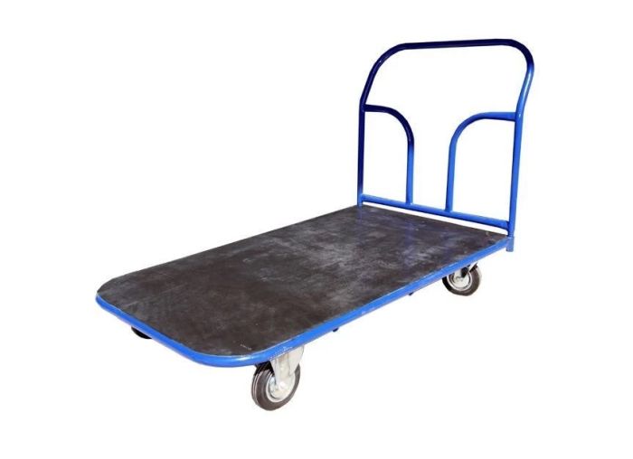 Тележка платформенная с резиновым покрытием ТПР 3 600х1000 RUSKLAD, без колес