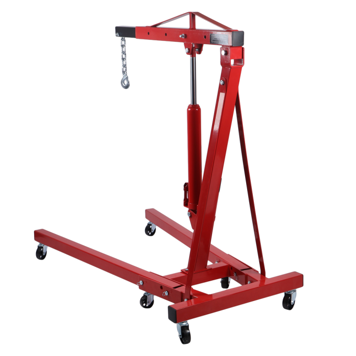 Кран гидравлический складной 2 тонны GTE GTE-HK13002, передвижной