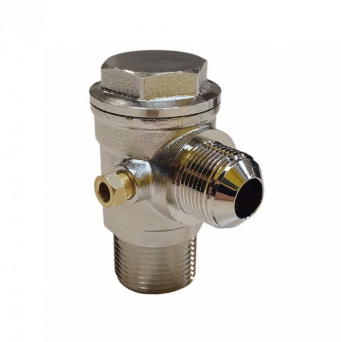 Клапан обратный М1"-М3/4"-F1/8"