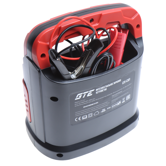 Устройство зарядное интеллектуальное GTE GTE-C321, 6В/12А, 2А/1А, 10А,15А