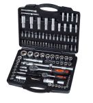 Набор инструментов в кейсе AV Steel AV-011110, профессиональный, 110 предметов, с трещоткой, 1/4", 1/2"