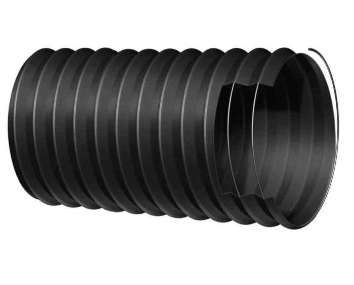 Воздуховод резиновый, химически стойкий EPDM E-600-100/5 TEX УФ-00033155, 5 м, 100 мм