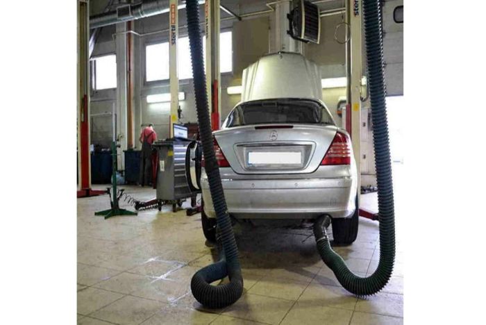 Воздуховод резиновый, химически стойкий EPDM E-600-100/5 TEX УФ-00033155, 5 м, 100 мм