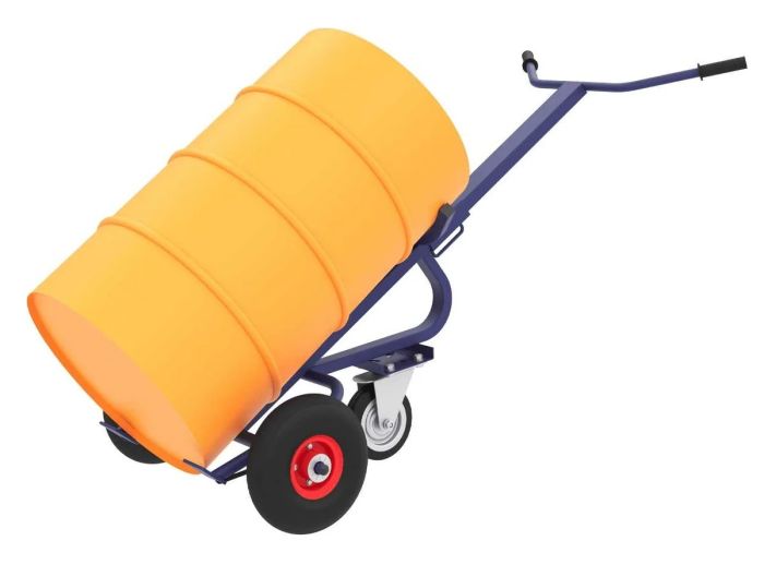 Тележка для бочек 220кг RUSKLAD КБ 1 на пневматических колёсах