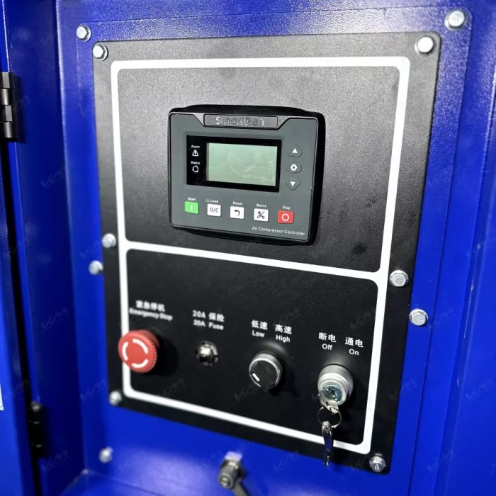 Дизельный компрессор KraftMachine КМ-10/12-ВДШ, прямой привод, 12 бар, 10000л/мин