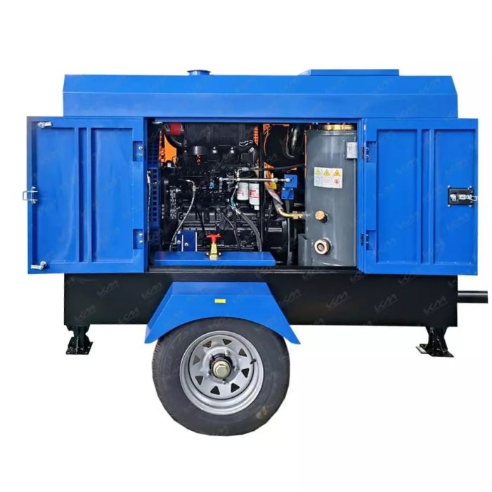 Дизельный компрессор KraftMachine КМ-10/12-ВДШ, прямой привод, 12 бар, 10000л/мин