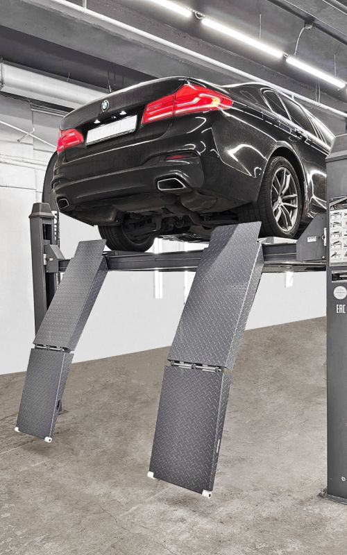 Трапы заездные двусоставные для авто с низким клиренсом Nordberg 01-00017277, для 4450J, 2 шт., серые