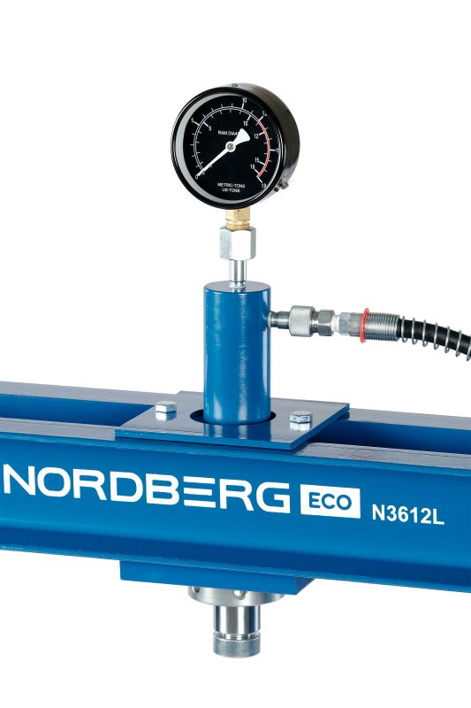 Пресс гидравлический ручной 12 тонн Nordberg N3612L, напольный, гаражный