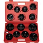 Чашки для съёма масляных фильтров Сорокин 30.116, 65-100мм, 15 предметов