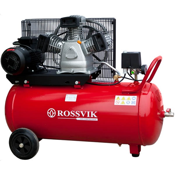 Поршневой компрессор Rossvik СБ4/С-100.LB30, ременной привод, масляный, 420 л/мин, 380В