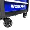 Тележка инструментальная WORKPRO WP285002A, закрытая, 7 ящиков, с набором инструментов 186шт.