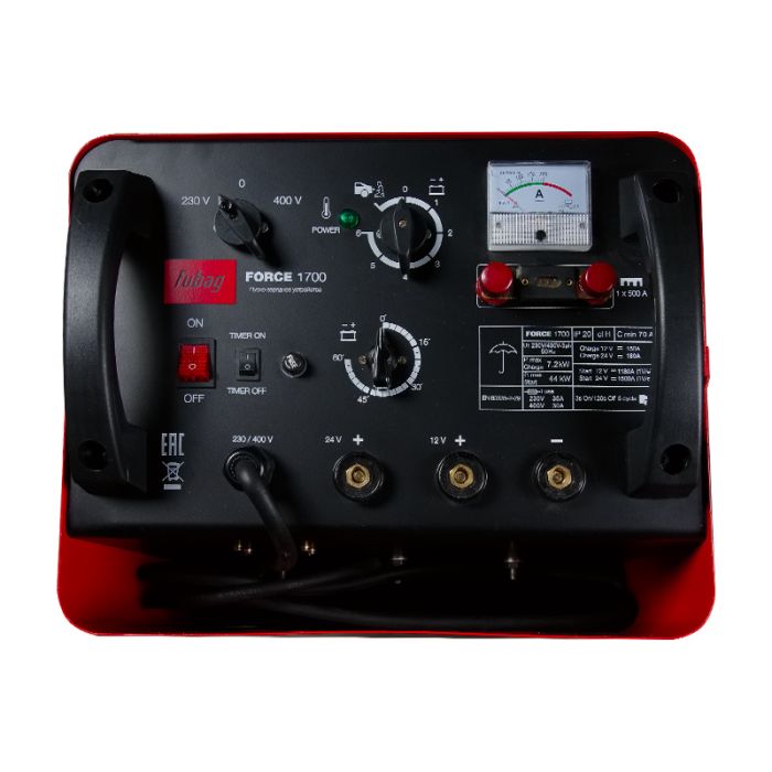 Пуско-зарядное устройство FUBAG FORCE 1700, 12/24В, 1500А