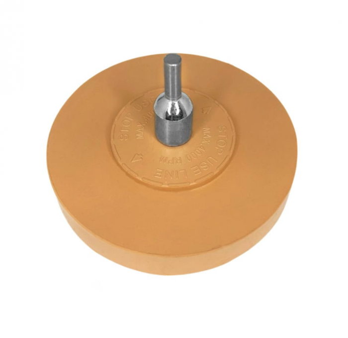 Диск зачистной Horex GTK4003 резиновый зубчатый, левое вращение, 4"