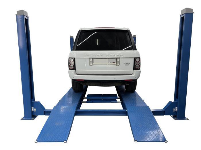 Подъемник четырехстоечный 4 тонны Техносоюз F4D-4, электрогидравлический, для сход-развала, 220/380В