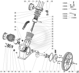Запчасти для LB 50 компрессорного блока  Remeza  lb-50