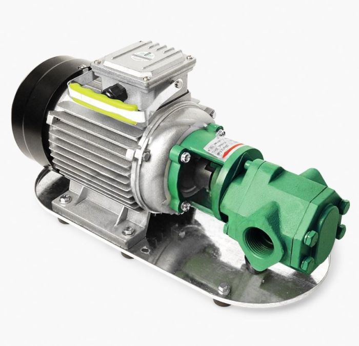 Насос для перекачки масла шестеренчатый WCB-075, 75л/мин, 380В