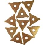 Электрод треугольный омедненный для споттера Great Wolf GWR0001, 10шт.