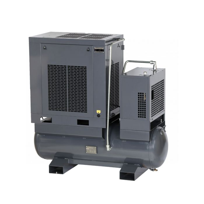 Винтовой компрессор Nordberg NCF20RD, прямой привод, 10 бар, IP23, 2150л/мин, 15кВт, 410л, с ЧП и осушителем