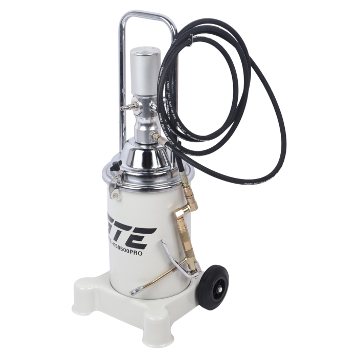 Нагнетатель смазки (солидолонагнетатель) GTE GTE-K50500PRO, пневматический 50:1, 13кг