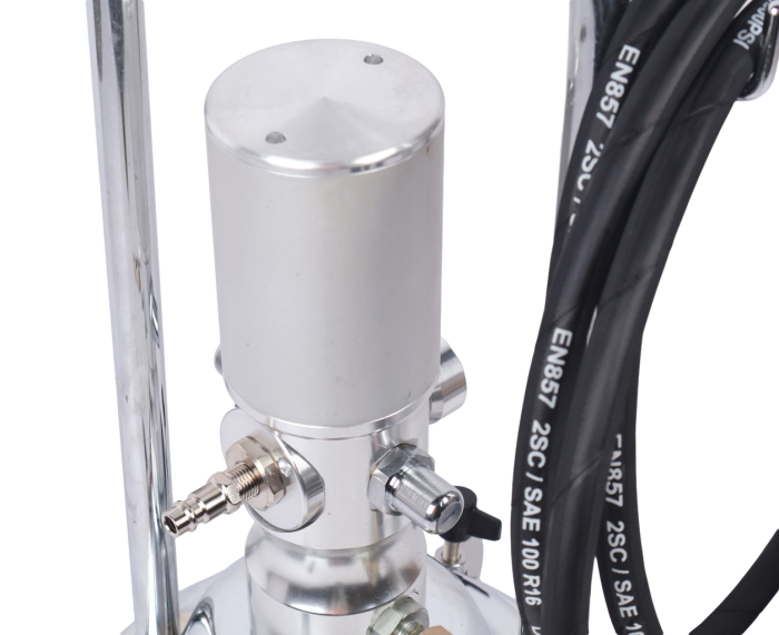 Нагнетатель смазки (солидолонагнетатель) GTE GTE-K50500PRO, пневматический 50:1, 13кг