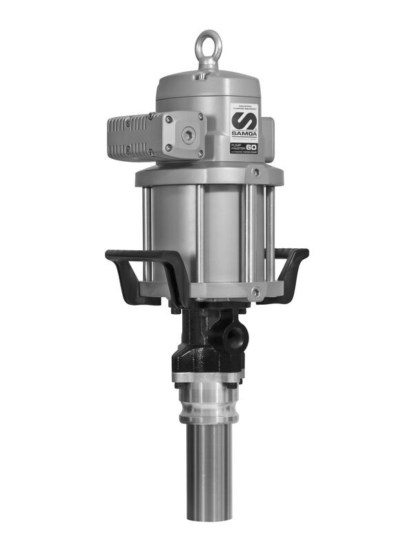Пневматический насос бочковой SAMOA PM60-12MT 532130, для смазки, 12:1, 15кг/мин