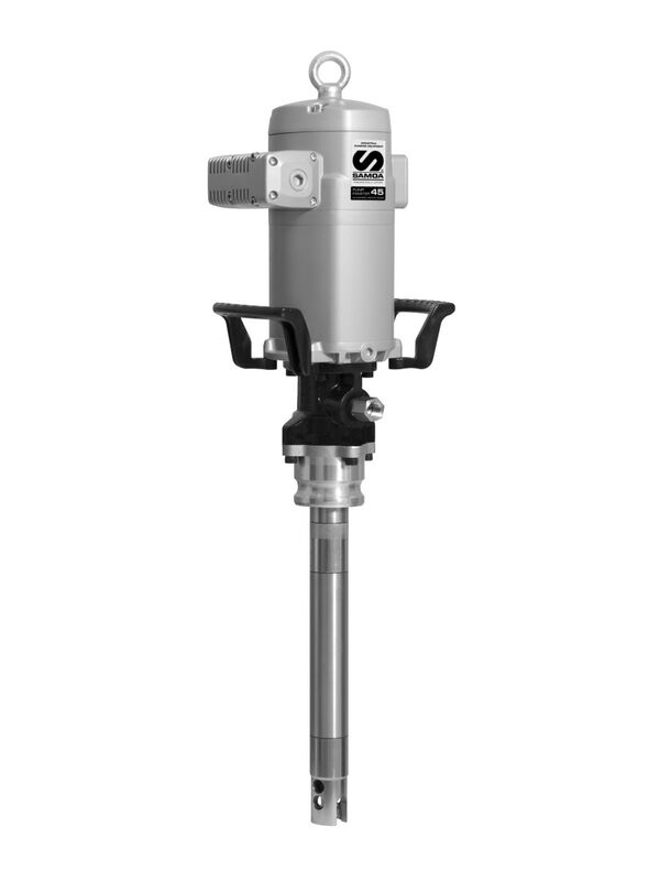 Пневматический насос бочковой SAMOA PM45-70MT 531730, для смазки, 70:1, 3,5кг/мин