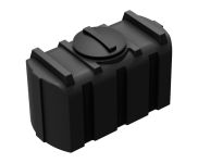 Емкость прямоугольная Polimer-Group R 200, 200 литров, черная