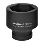 Головка ударная шестигранная AV Steel AV-740060, 1", 60мм