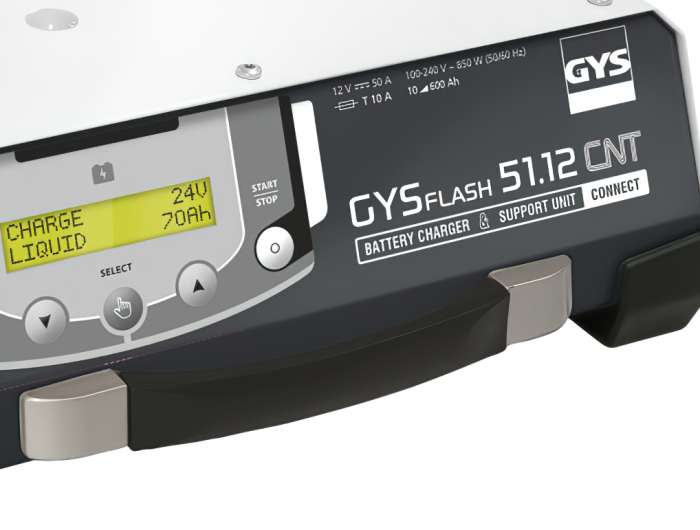 Зарядное устройство GYS Gysflash 51.12 CNT FV, 50А, инверторное