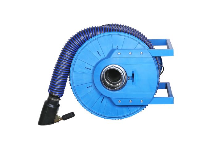 Катушка для сбора выхлопных газов Nordberg HRF8100E-KIT с автоматическим приводом со шлангом L=8 м, D=100 мм и насадкой