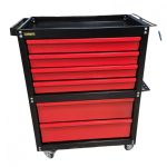 Тележка инструментальная Garopt Econom GTE6.RED, закрытая, 6 ящиков
