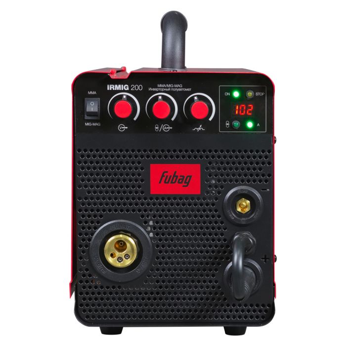 Сварочный инверторный полуавтомат FUBAG IRMIG 200, MIG/MAG/MMA, 220В, с горелкой 250 А