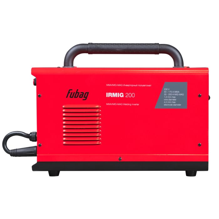 Сварочный инверторный полуавтомат FUBAG IRMIG 200, MIG/MAG/MMA, 220В, с горелкой 250 А
